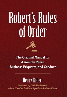 Robert's Rules of Order